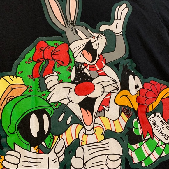 NWOT VTG ‘94 Looney Tunes Holiday Double-Sided Tee - Picture 8 of 8